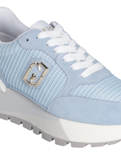 AMAZING 25 Suede and mesh sneakers port/lightgold - Women’s shoes