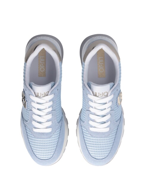 AMAZING 25 Suede and mesh sneakers port/lightgold - Women&rsquo;s shoes