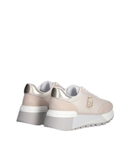 LIUJO AMAZING 25 Suede and mesh sneakers sand/light gold - Women&rsquo;s shoes - 5