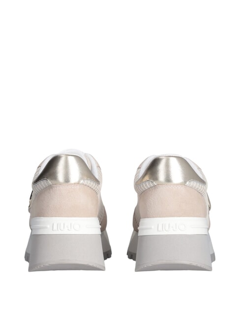 AMAZING 25 Suede and mesh sneakers sand/light gold - Women&rsquo;s shoes