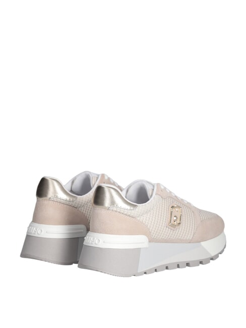 AMAZING 25 Suede and mesh sneakers sand/light gold - Women&rsquo;s shoes