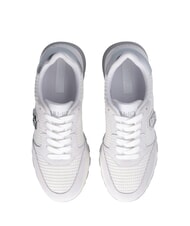 LIUJO AMAZING 25 Suede and mesh sneakers white/silver - Women&rsquo;s shoes - 3