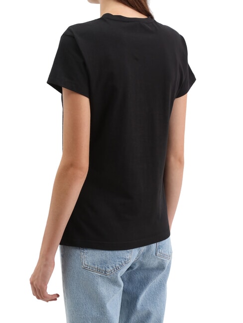 REUCA Stretch cotton T-shirt black/silver dark - T-shirt