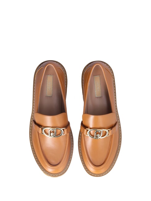 CORA 01  Leather moccasins brandy - Women&rsquo;s shoes