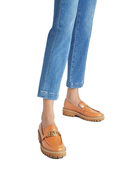 CORA 01  Leather moccasins brandy - Women&rsquo;s shoes