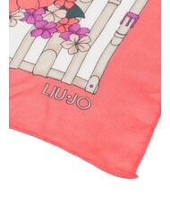 LIUJO FLOWER METALLERIA Scarf with print glam juice - Scarves - 4