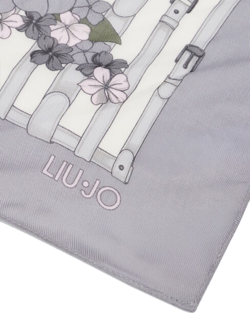 FLOWER METALLERIA Scarf with print BLACK - Scarves