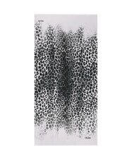 LIUJO SHADED ANIMALIER Printed scarf OFFWHITE - Scarves - 2