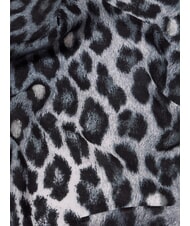 LIUJO SHADED ANIMALIER Printed scarf OFFWHITE - Scarves - 3