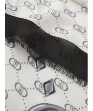 LIUJO SKETCH  Scarf BLACK - Scarves - 4