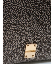 BORBONESE TEAPOT Shoulder bag OP / NATURAL / BLACK - Women’s Bags - 3