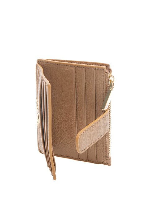 METALLIC SOFT Textured leather flat wallet skin - Women’s Wallets