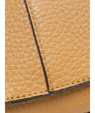 GIANNI CHIARINI HELENA ROUND Leather bag with double shoulder strap nature - Women’s Bags - 4