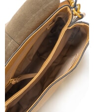 GIANNI CHIARINI HELENA ROUND Leather bag with double shoulder strap nature - Women’s Bags - 5