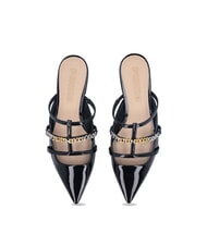 PINKO GIANIRA Patent leather mules ballerinas black limousine - Women&rsquo;s shoes - 6