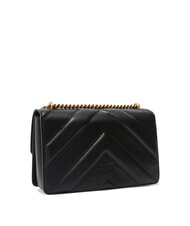 PINKO LOVE ONE CLASSIC Leather shoulder bag black-antique gold - Women&rsquo;s Bags - 2