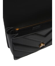 PINKO LOVE ONE CLASSIC Leather shoulder bag black-antique gold - Women&rsquo;s Bags - 4