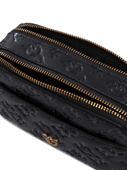 EMBOSSED LOGO Camera case shoulder bag black-antique gold - Women’s Bags