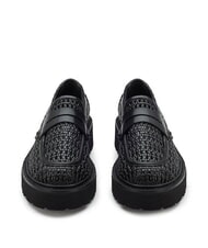 CULT SLASH 4219 Woven moccasins black - Women’s shoes - 4