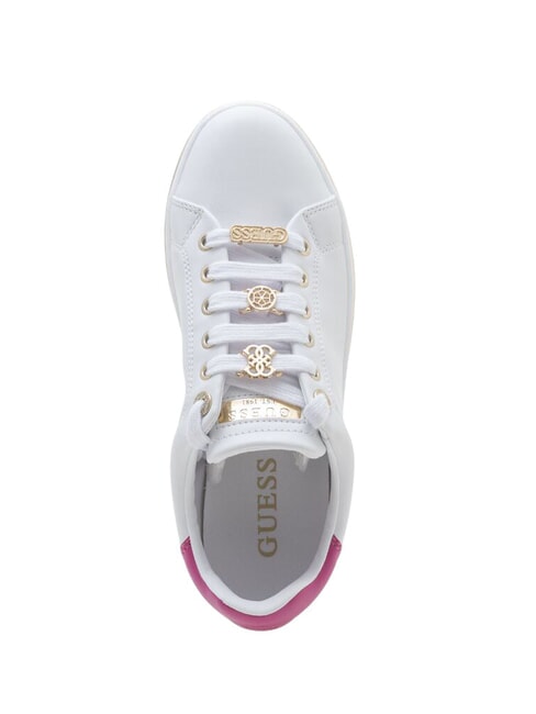 STASEY Sneakers White / Fuchsia - Women&rsquo;s shoes