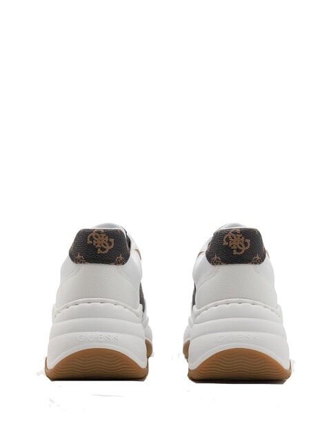 HAPYY  High sneakers White / Brown - Women’s shoes