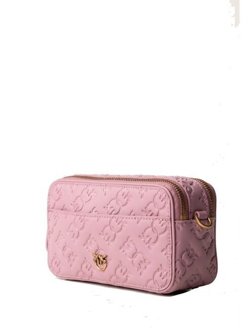 EMBOSSED LOGO Camera case shoulder bag purple-antique gold - Women&rsquo;s Bags