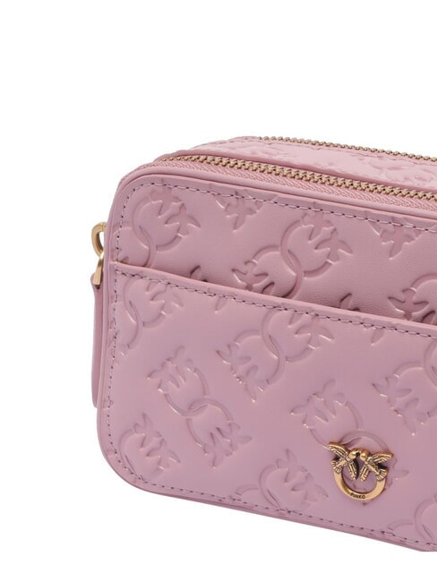 EMBOSSED LOGO Camera case shoulder bag purple-antique gold - Women&rsquo;s Bags