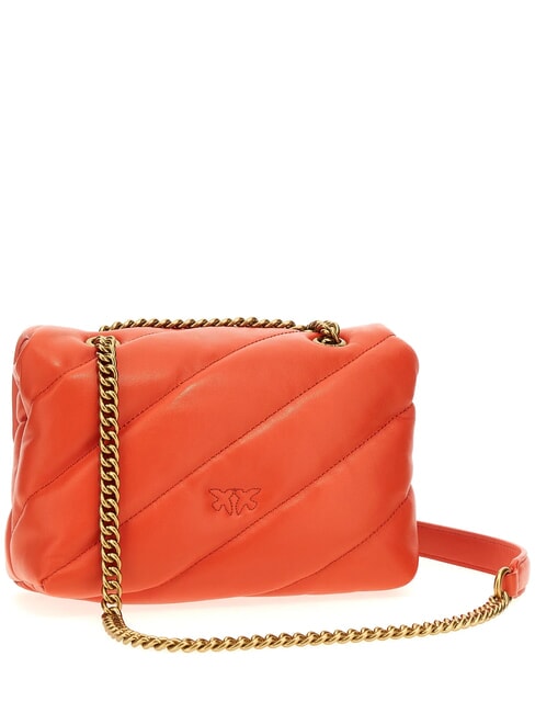 MINI LOVE BAG Nappa bag mandarin red-antique gold - Women&rsquo;s Bags