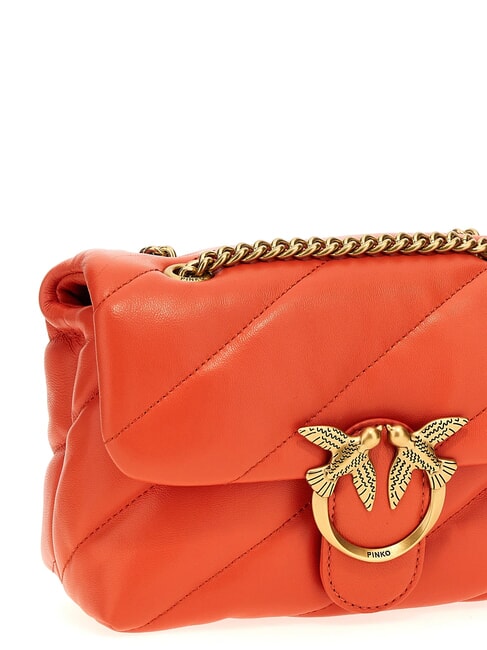 MINI LOVE BAG Nappa bag mandarin red-antique gold - Women&rsquo;s Bags