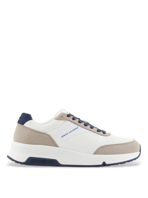 A|X Sneakers with contrasting details off white+rope - Men’s shoes