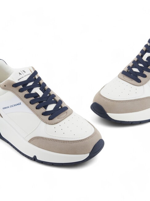 A|X Sneakers with contrasting details off white+rope - Men’s shoes