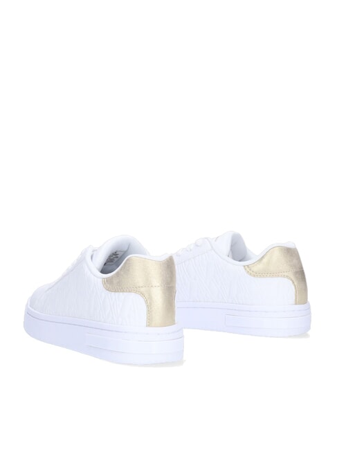 AX LOGO EMBOSSED Sneakers op.white+pale gold - Women&rsquo;s shoes