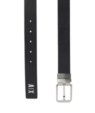 ARMANI EXCHANGE A|X DOUBLE Leather belt, shortenable - Belts