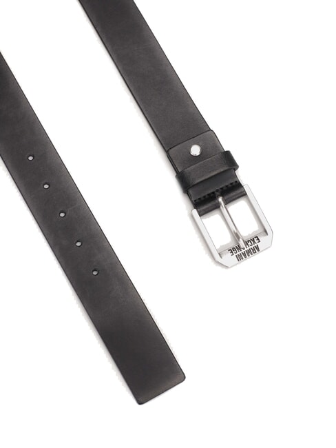 A|X Leather belt, shortenable Black - Belts