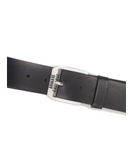 ARMANI EXCHANGE A|X Leather belt, shortenable Black - Belts - 3