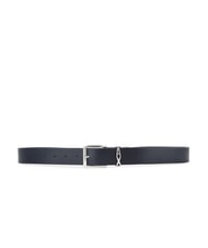 ARMANI EXCHANGE A|X METALLIC LOGO Leather belt, shortenable - Belts