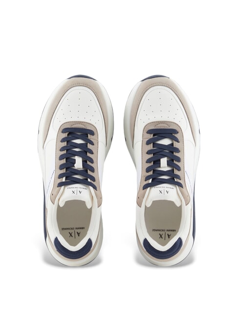 A|X Sneakers with contrasting details off white+rope - Men’s shoes