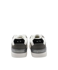 ARMANI EXCHANGE A|X Mesh fabric sneakers off white+black - Men’s shoes - 2