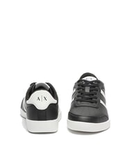 ARMANI EXCHANGE A|X STRIPES Sneakers black+op.white - Men’s shoes - 7
