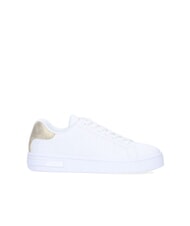 ARMANI EXCHANGE AX LOGO EMBOSSED Sneakers op.white+pale gold - Women&rsquo;s shoes - 2