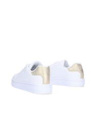 ARMANI EXCHANGE AX LOGO EMBOSSED Sneakers op.white+pale gold - Women&rsquo;s shoes - 3
