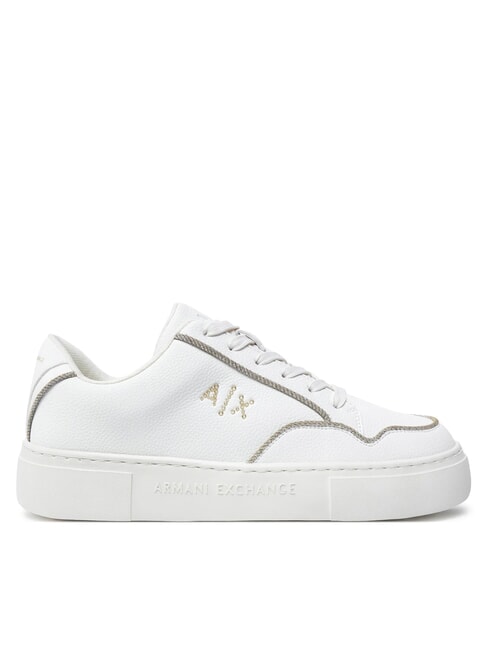 A|X LOGO STRASS Sneakers off white+pale gold - Women’s shoes