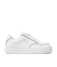 ARMANI EXCHANGE A|X LOGO STRASS Sneakers off white+pale gold - Women’s shoes - 2