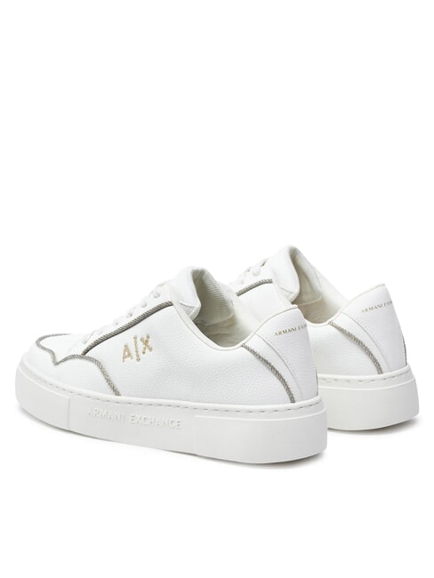 A|X LOGO STRASS Sneakers off white+pale gold - Women’s shoes