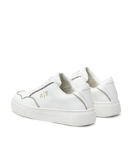 ARMANI EXCHANGE A|X LOGO STRASS Sneakers off white+pale gold - Women’s shoes - 3