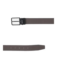 ARMANI EXCHANGE A|X DOUBLE Logo print leather belt - Belts