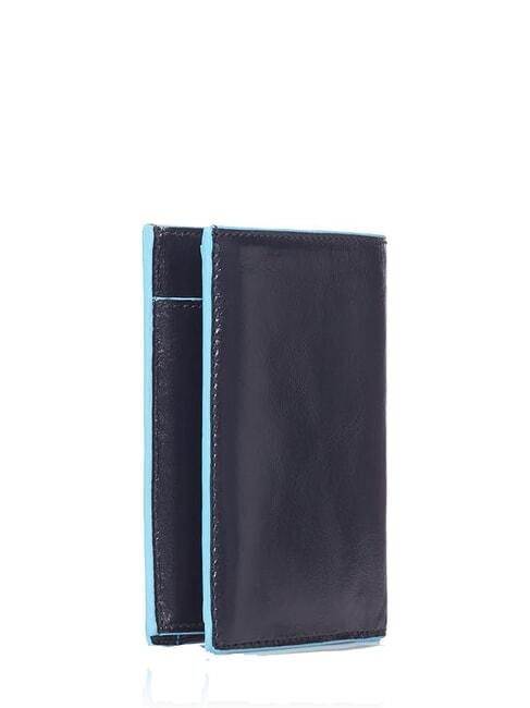 BLUE SQUARE Vertical leather wallet blue - Men’s Wallets