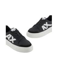 ARMANI EXCHANGE AX LOGO Platform sneakers black+pale gold - Women&rsquo;s shoes - 4