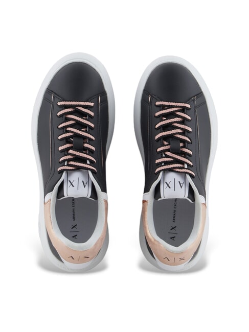 A|X Runner Leather sneakers black+rose gold - Women’s shoes