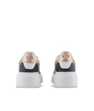 ARMANI EXCHANGE A|X Runner Leather sneakers black+rose gold - Women’s shoes - 4